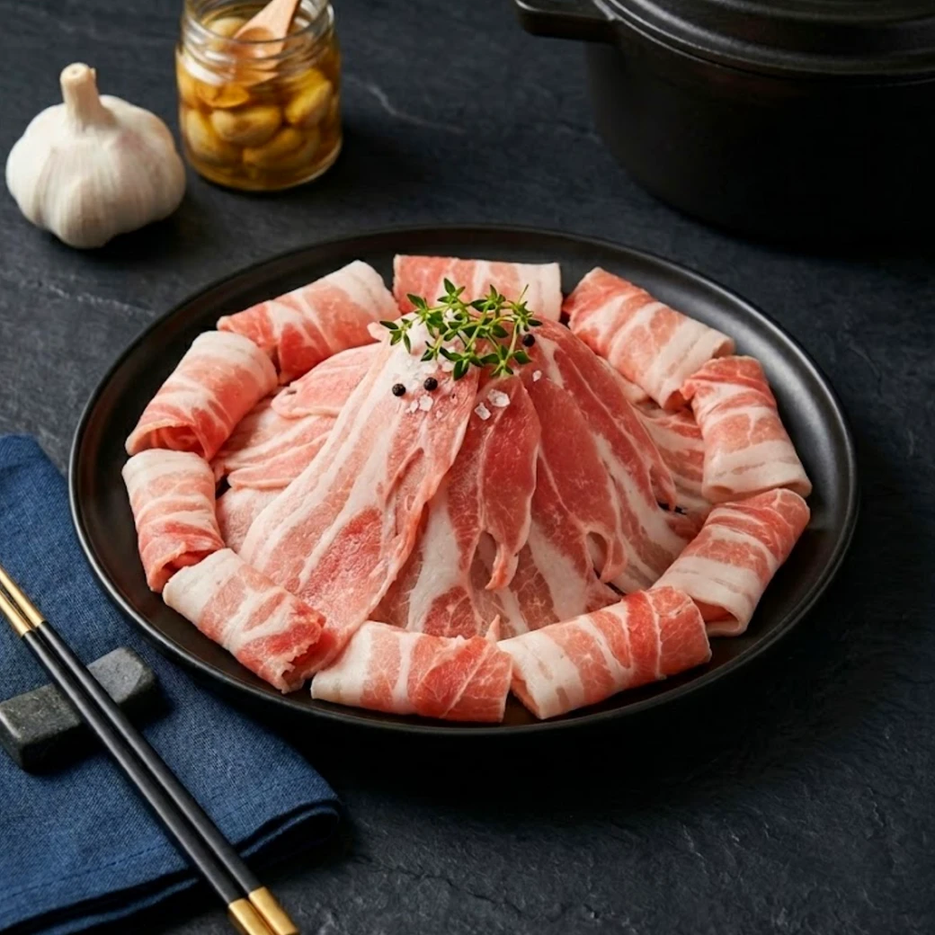 【台灣】豬五花火鍋肉片/500g