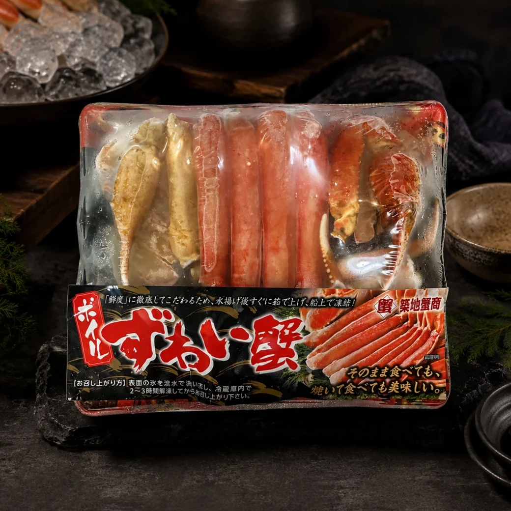 頂級熟凍松葉蟹切盤新鮮食材專家