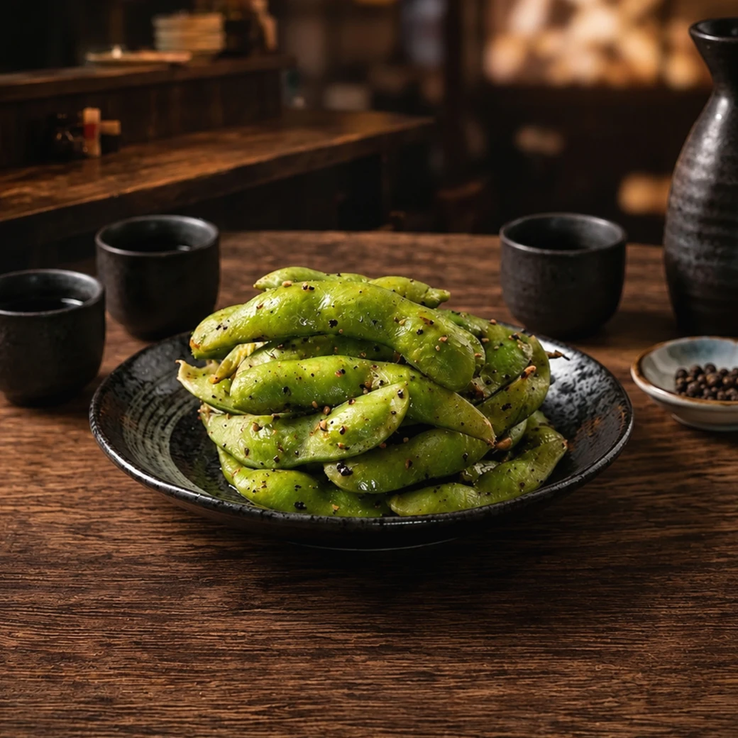 黑胡椒毛豆(解凍即食)