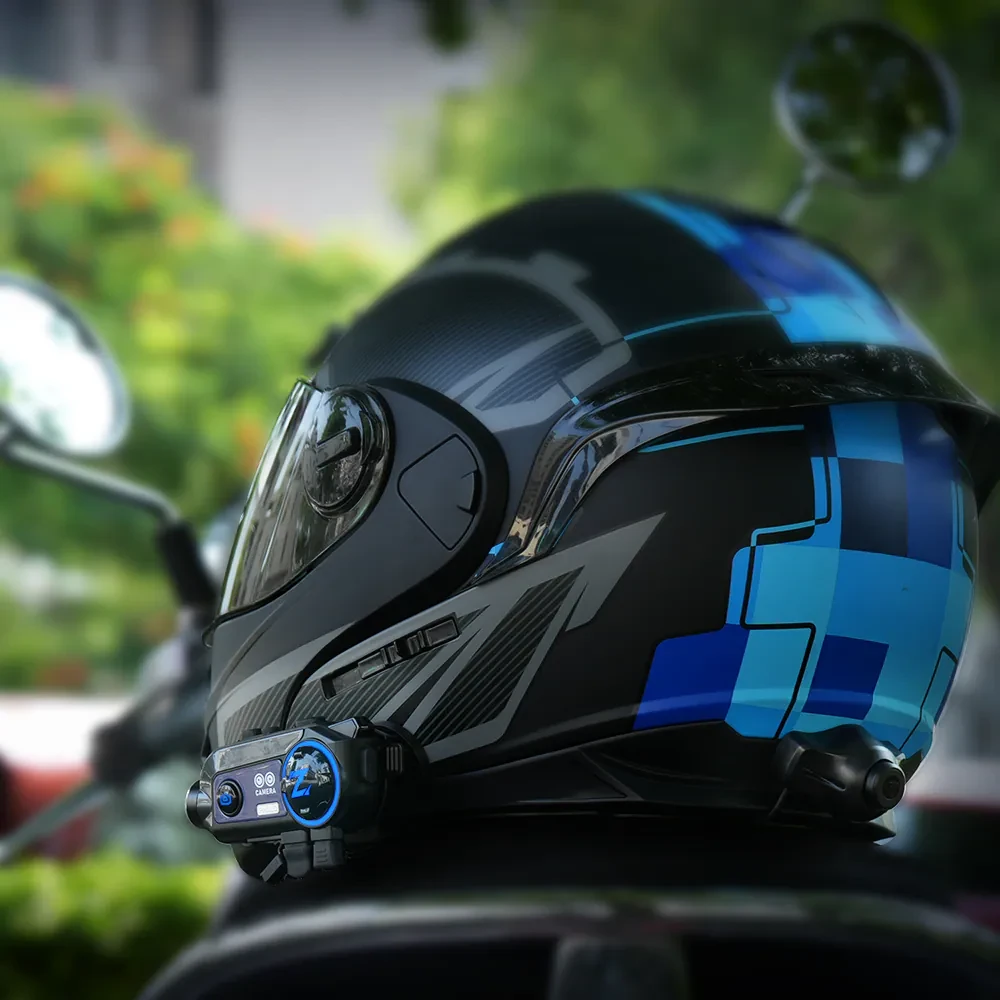 Z2dual雙錄版 前後鏡安全帽藍芽行車紀錄器【贈送64G記憶卡】