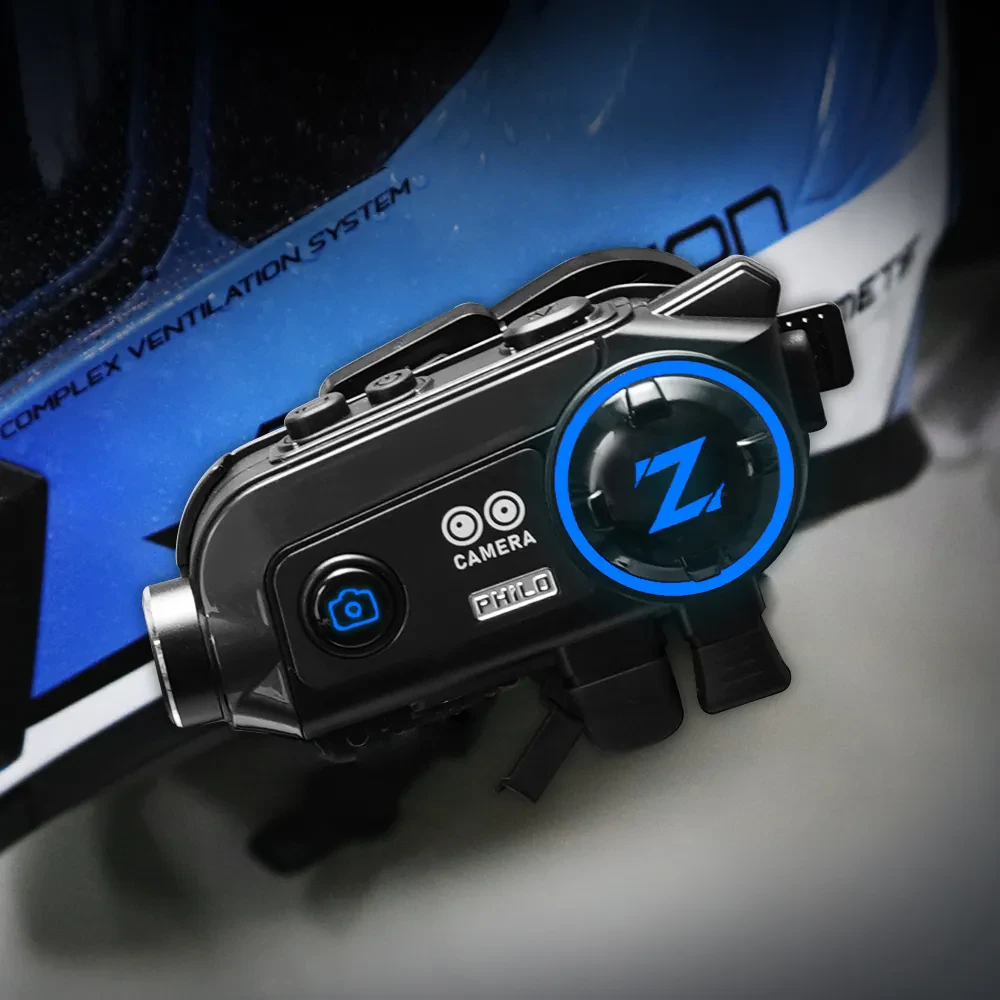 Z2dual雙錄版前後鏡安全帽藍芽行車紀錄器【贈送64G記憶卡】 |飛樂PHILO