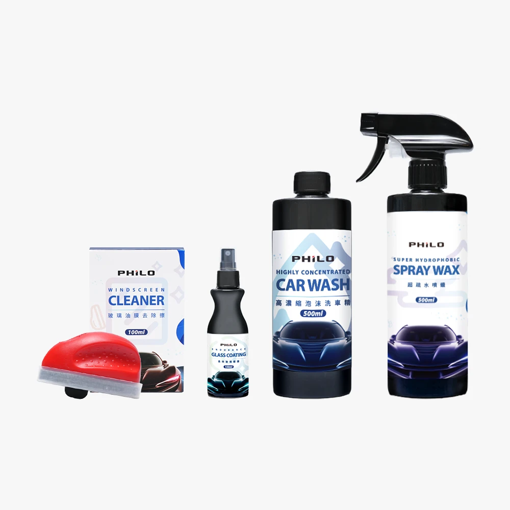 全車防護豪華組(油膜擦+玻璃鍍膜+洗車精+噴蠟)