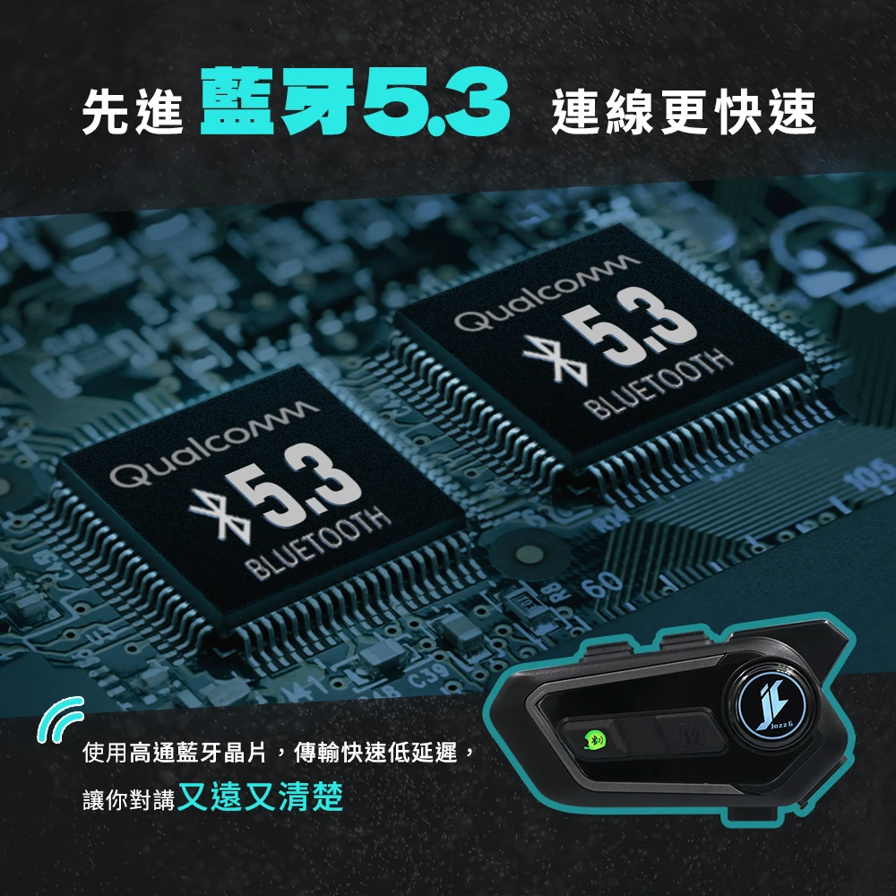 【Philo 飛樂】JAZZ 6 全混音多人對講藍牙耳機 -  Webike摩托百货