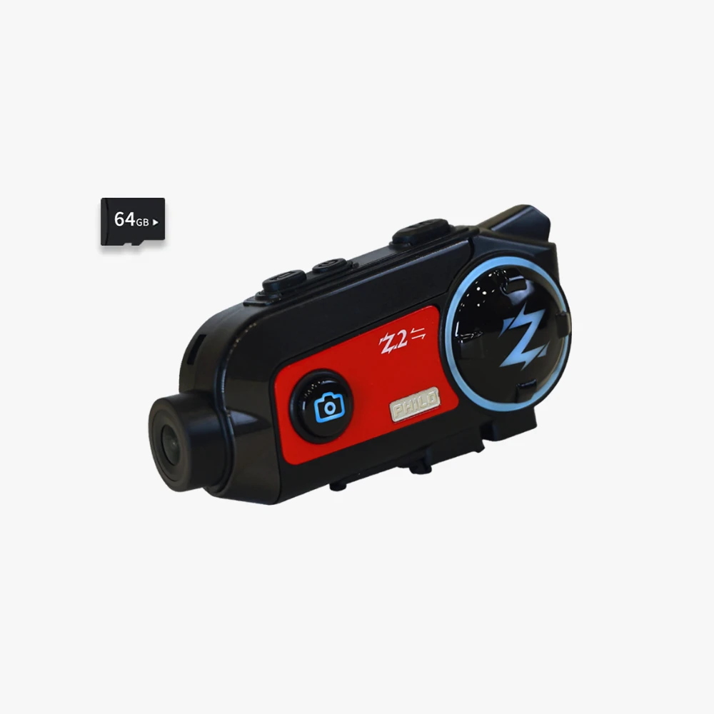 Z2 藍芽安全帽行車紀錄器1080P【贈64G記憶卡】