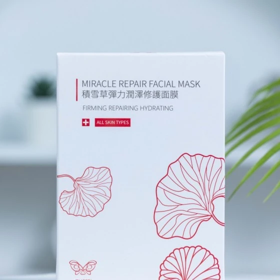 積雪草彈力潤澤修護面膜6片/盒