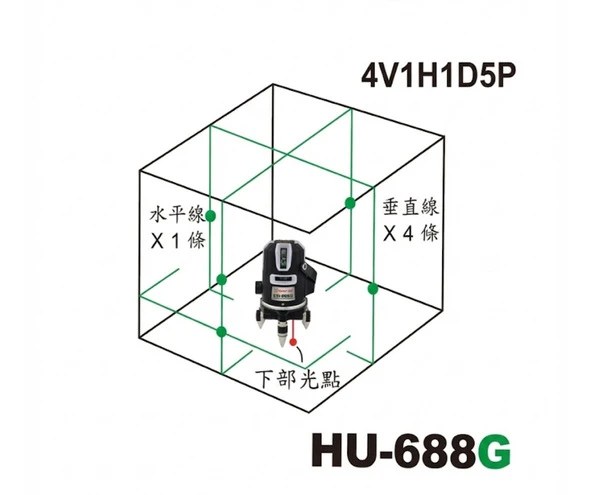 擺垂式雷射儀 SN-688G (綠光)