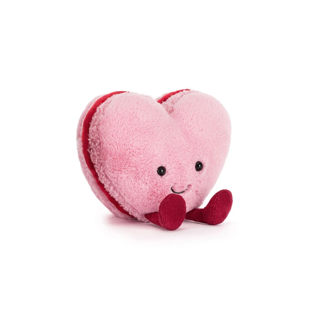 Jellycat Jelly cat  Amuseables Colette Heart Macaron 粉色 愛心馬卡龍