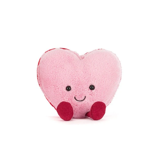 Jellycat Jelly cat  Amuseables Colette Heart Macaron 粉色 愛心馬卡龍