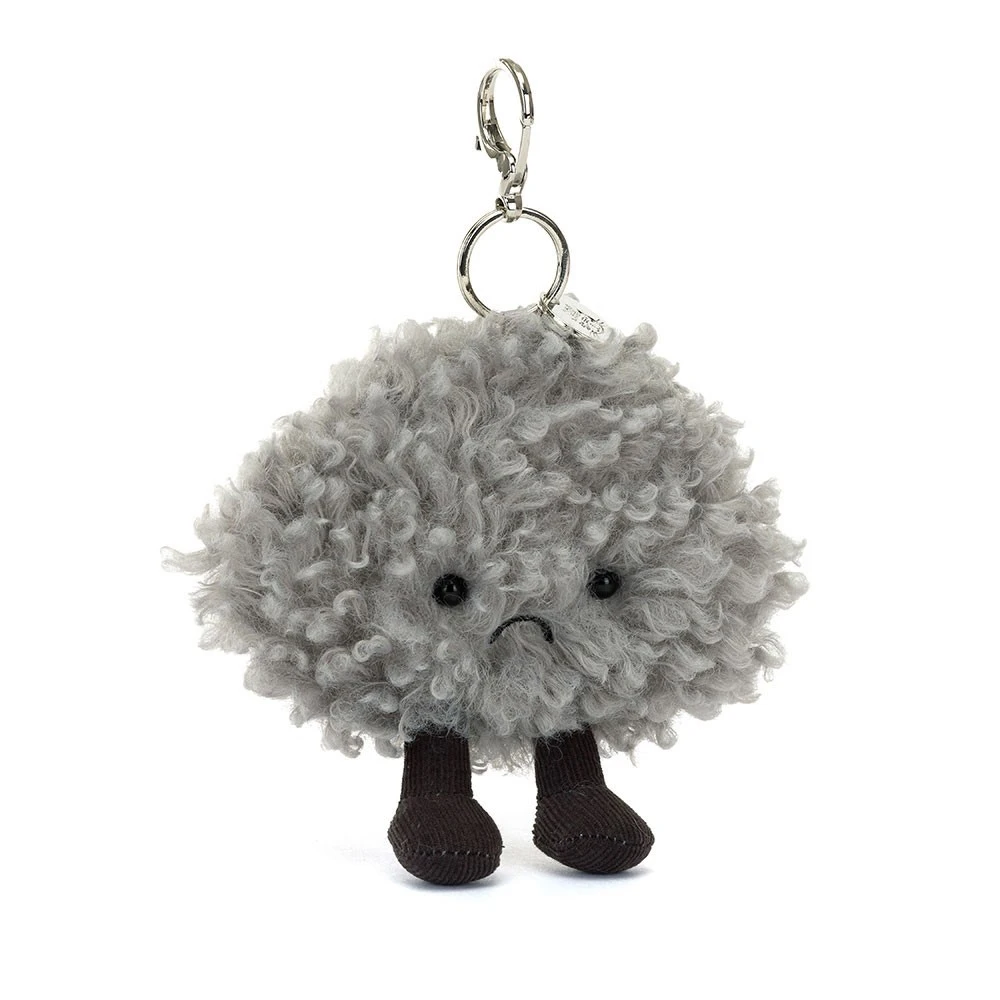 Jellycat Jelly cat  Amuseables Storm Cloud Bag Charm 烏雲 鑰匙圈