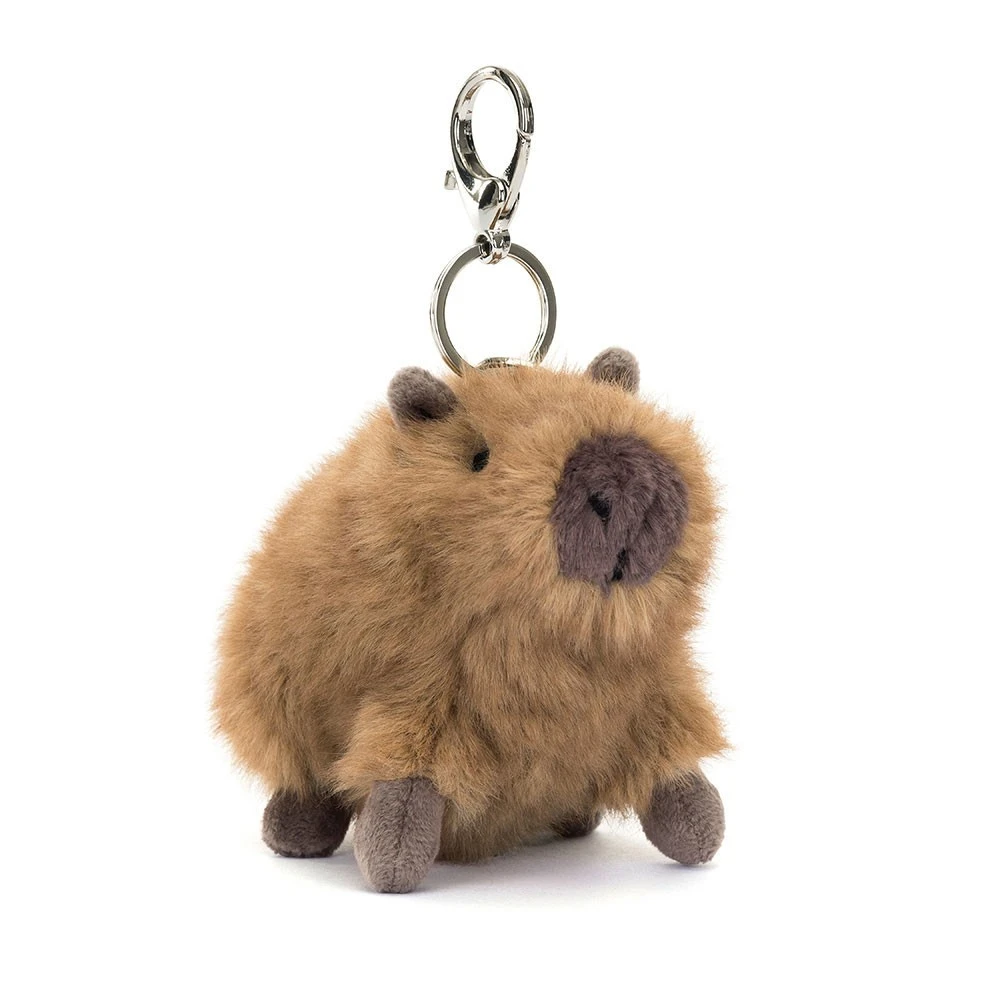 Jellycat Jelly cat Clyde Capybara Bag Charm 克萊德水豚 鑰匙圈