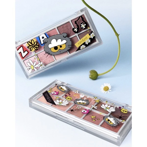 rom&nd X ZO&FRIENDS romand  勝過眼皮十色眼影盤（超值贈聯名款四色眼影）