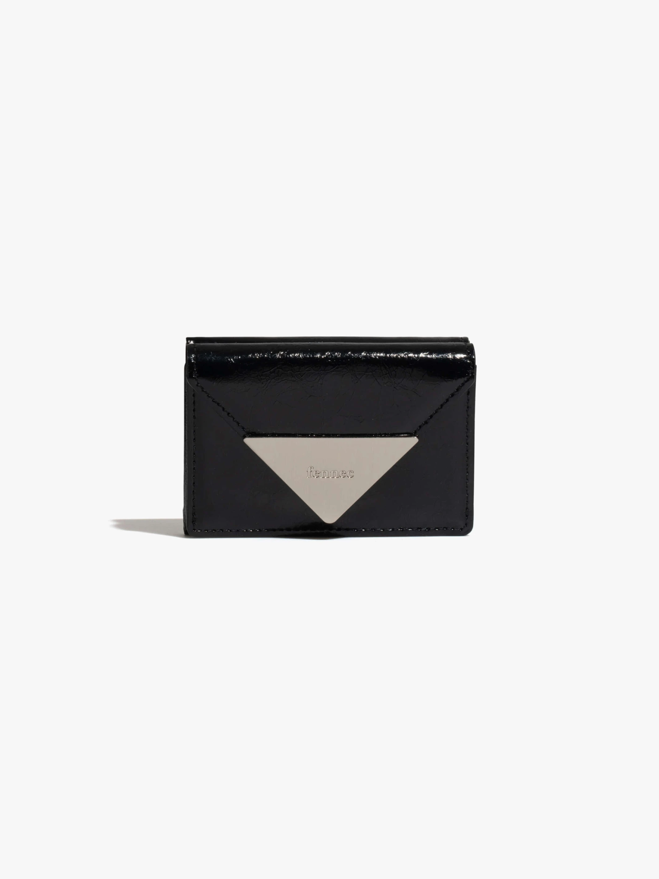 FENNEC CRINKLE TRIANGLE TRIPLE WALLET 三角鐵牌 三折短夾