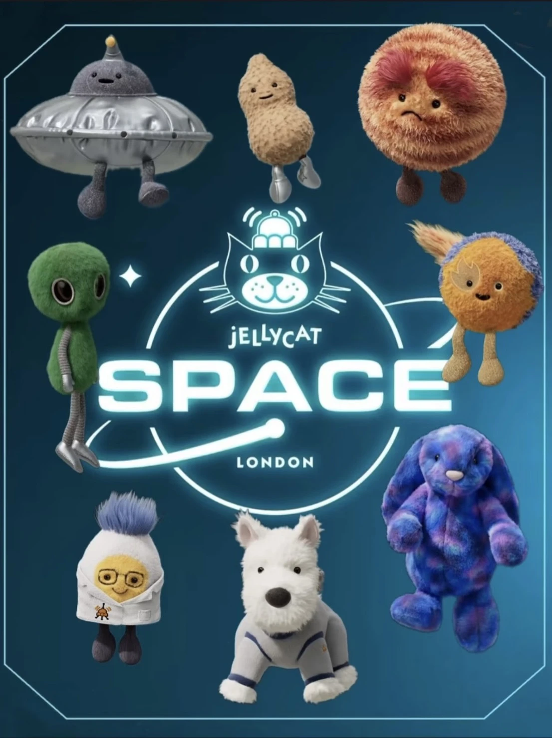 Jellycat  Jelly cat  韓國限定 太空限定