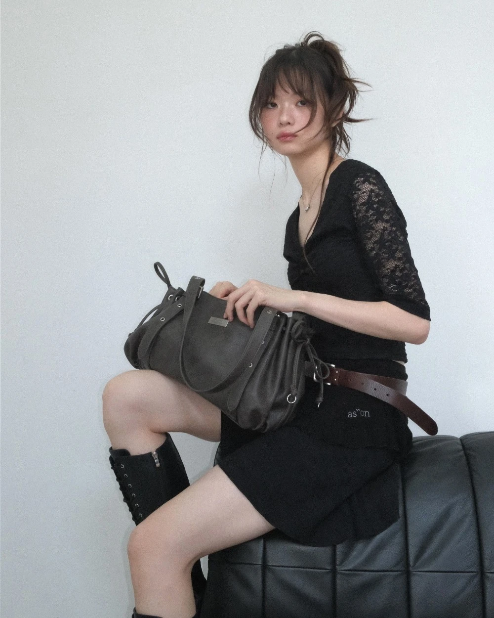as’’on ason HEAVEN BAG  托特包   黑色 / 棕色 / 白色