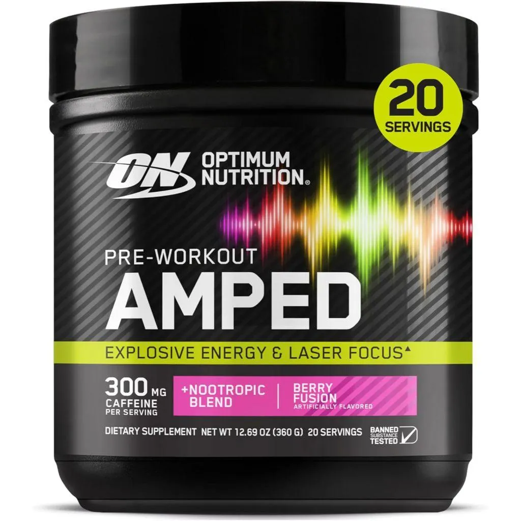 (現貨) ON Optimum Nutrition Pre-Workout Amped 一氧化氮 訓練前