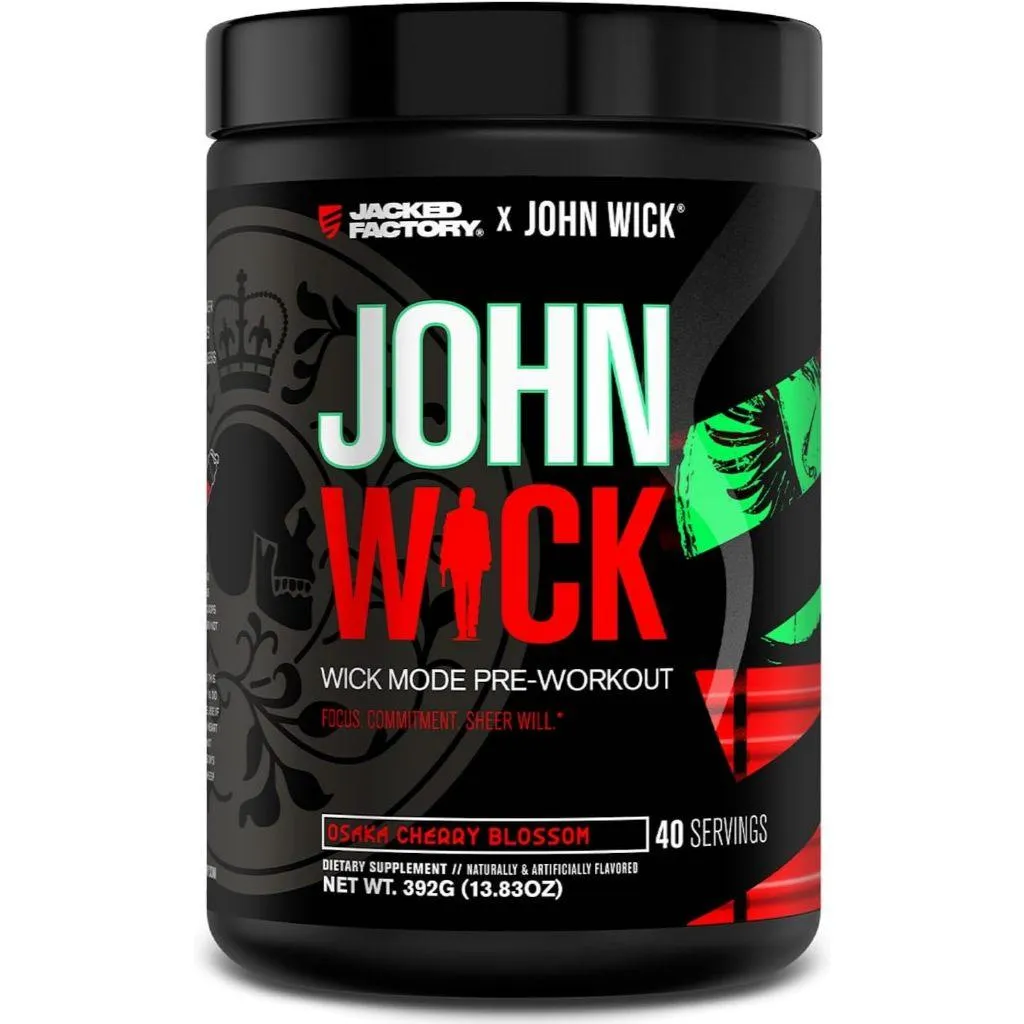 (現貨) 捍衛任務 Jacked X John Wick Mode Pre Workout 訓練前 一氧化單 氮泵