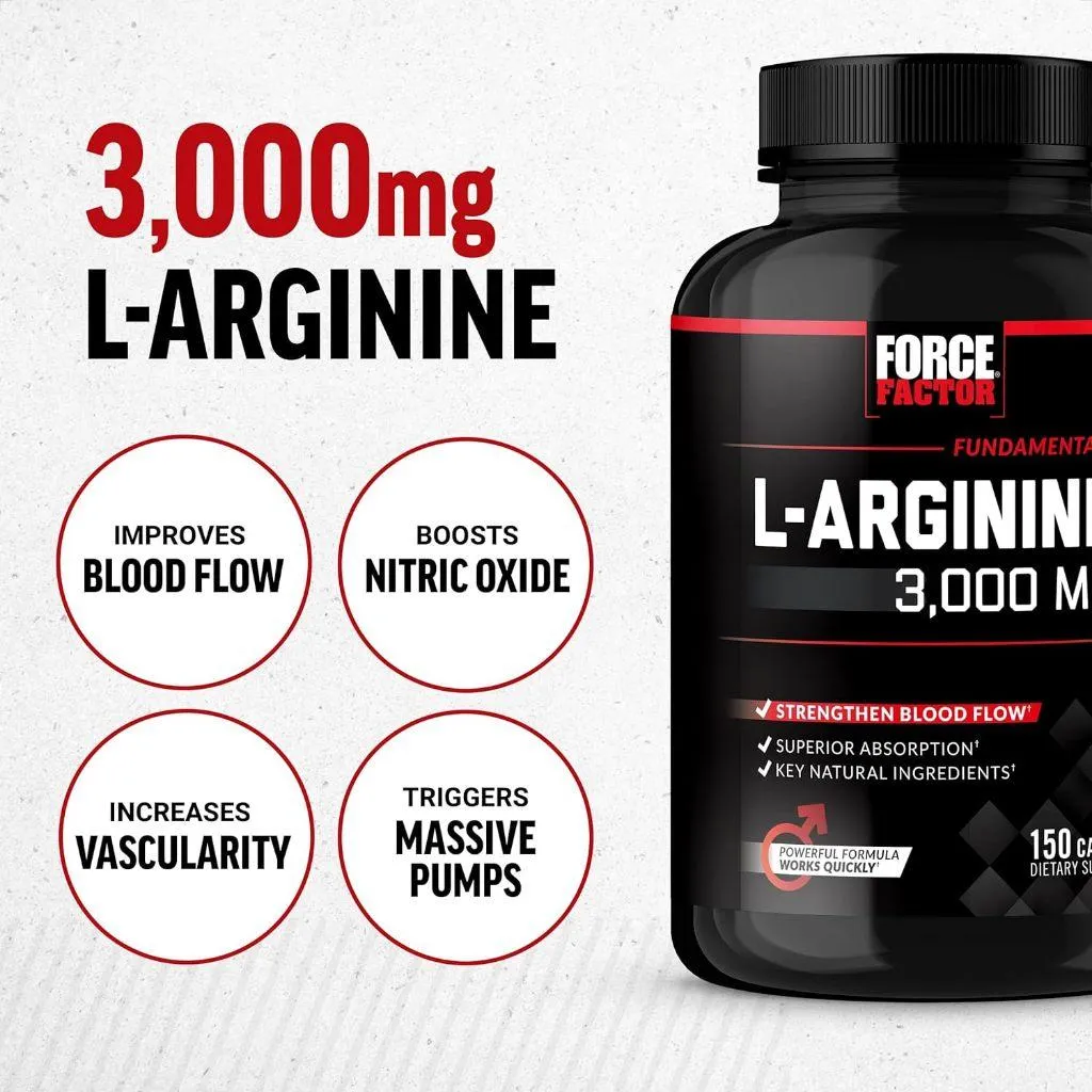 (現貨) Force Factor L-Arginine 左旋 精氨酸 Arginine  3000mg