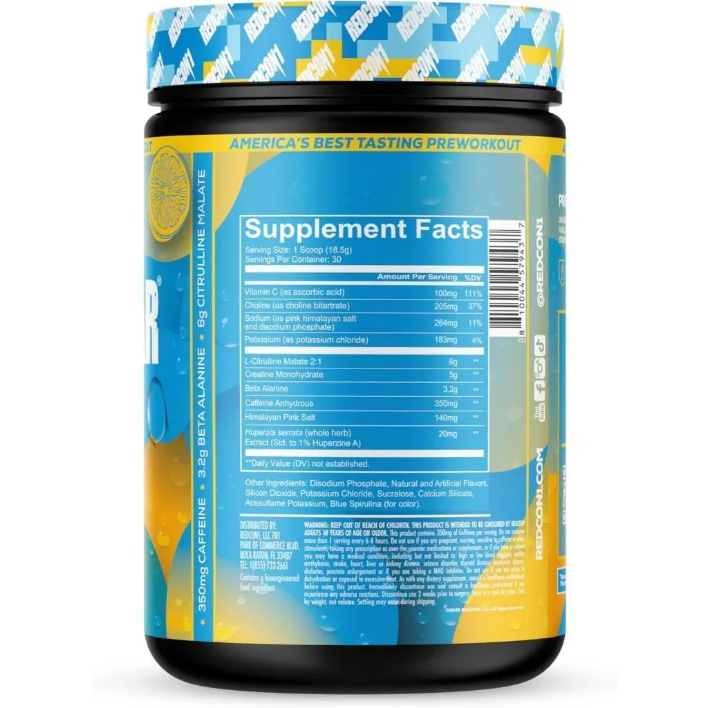 (現貨) RedCon1 Total War Reloaded 肌酸 一氧化氮 訓練前 PRE WORKOUT 代購