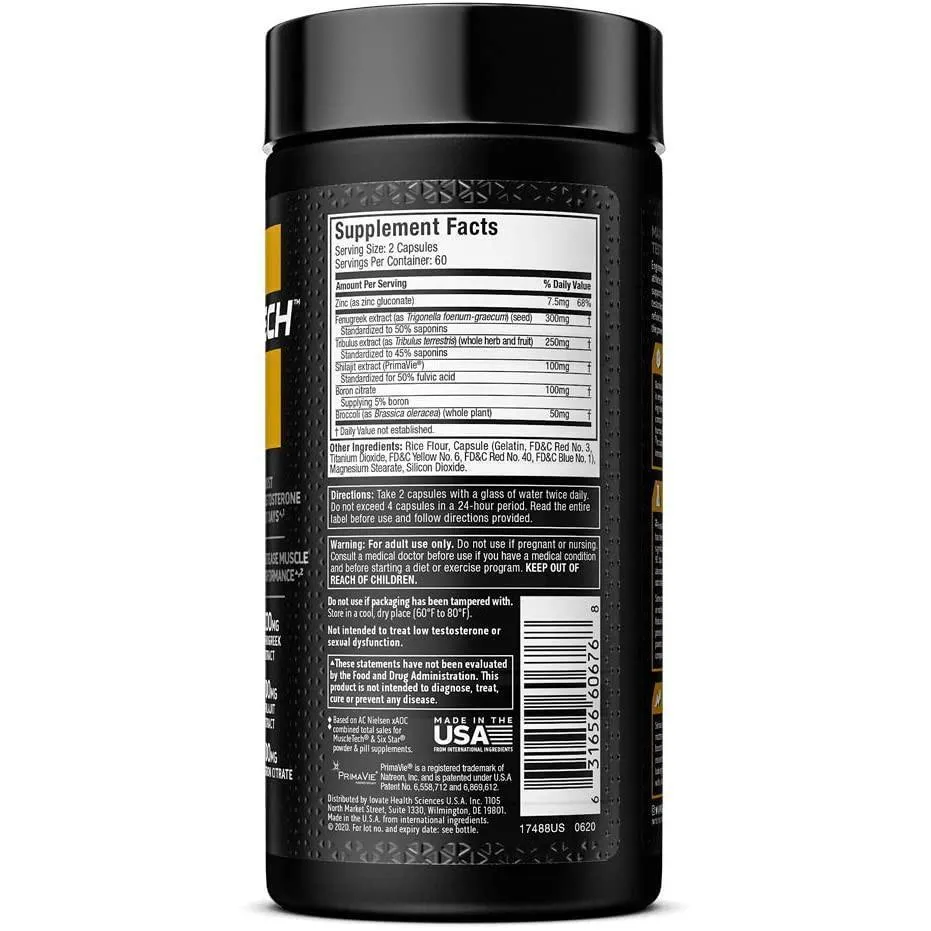 (現貨) MuscleTech Pro Series Alpha Test 男性配方