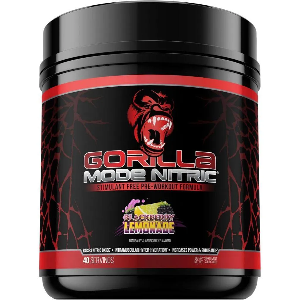 (現貨) 無刺激 美國熱銷 大猩猩 Gorilla Mode Nitric Pre Workout 一氧化氮 訓練前