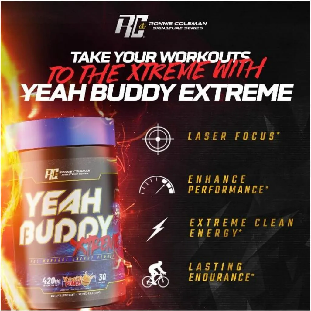 (現貨) Ronnie Coleman Yeah Buddy Xtreme 一氧化氮 訓練前 PRE WORKOUT