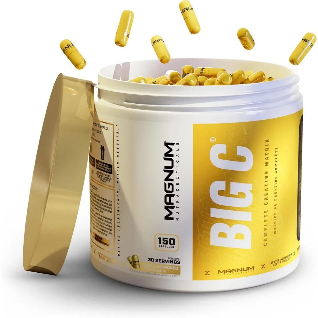 (現貨) 強效 四種 混和肌酸  不儲水 Magnum Nutraceuticals Big C creatine 肌酸
