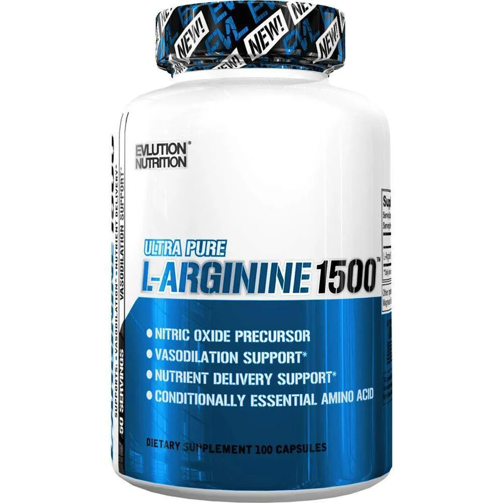 (現貨) EVLUTION  高效 左旋 精氨酸 1500毫克 Arginine 一氧化氮 超純 精氨酸膠囊 EVL