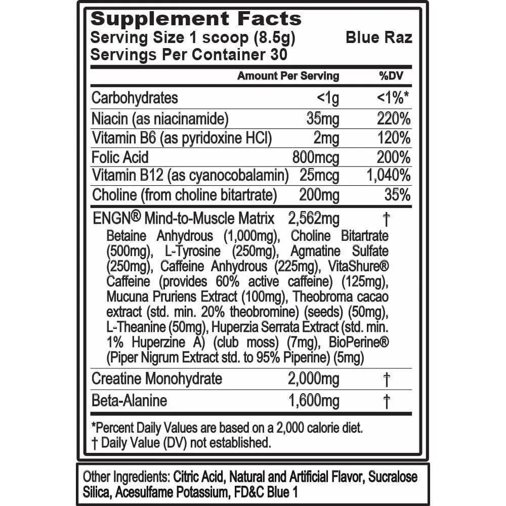 (現貨) EVL EVLution ENGN  Pre Workout 一氧化氮 NO 肌酸 胺基酸 訓練前