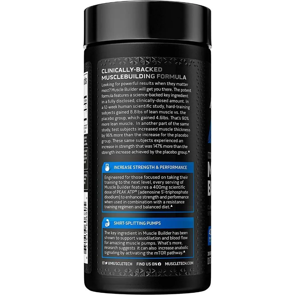 (現貨) MuscleTech Muscle Builder Peak ATP 增肌  健身