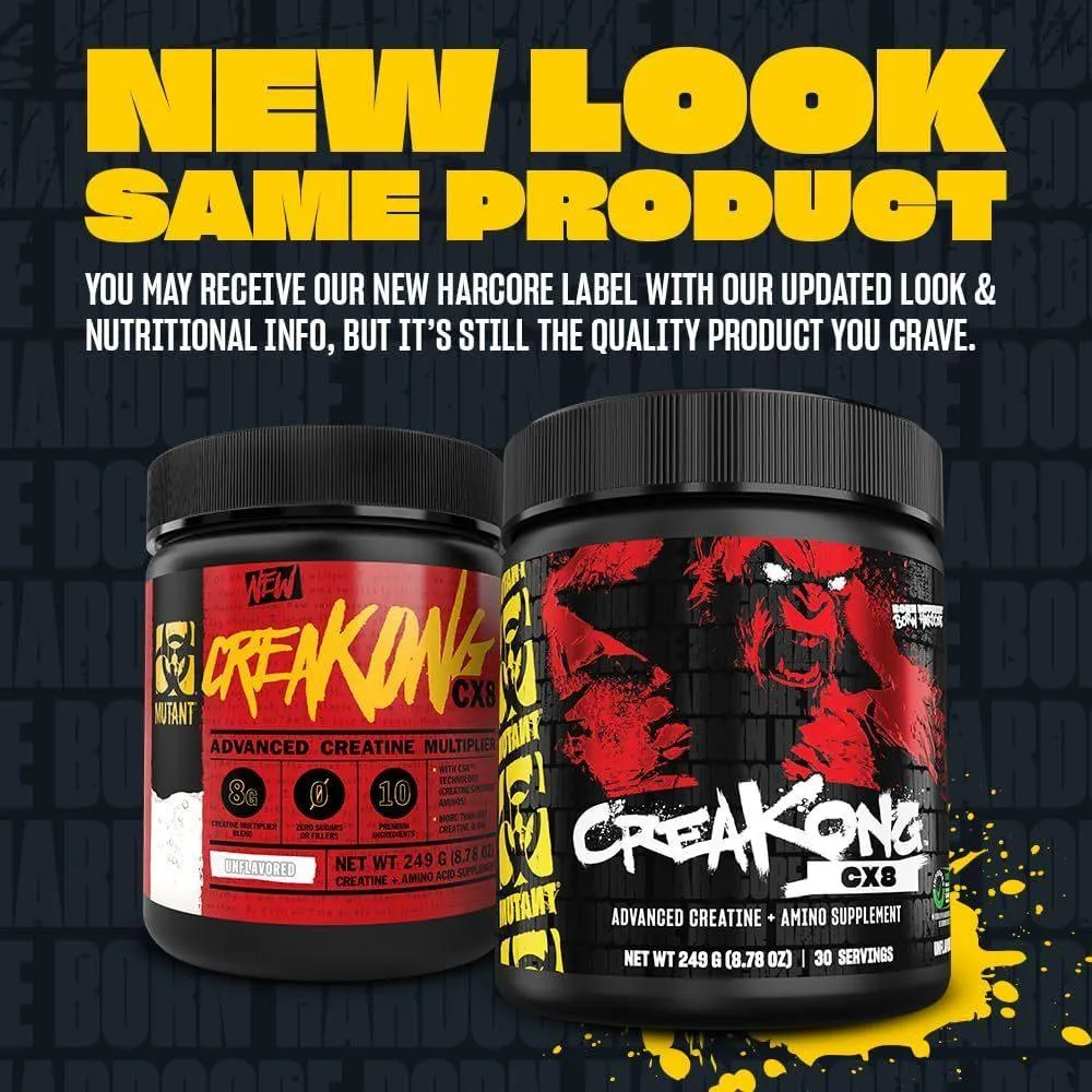 (現貨) CX8版 肌酸之王 三代肌酸 混和肌酸 無調味 Mutant Creakong 30份 creatine