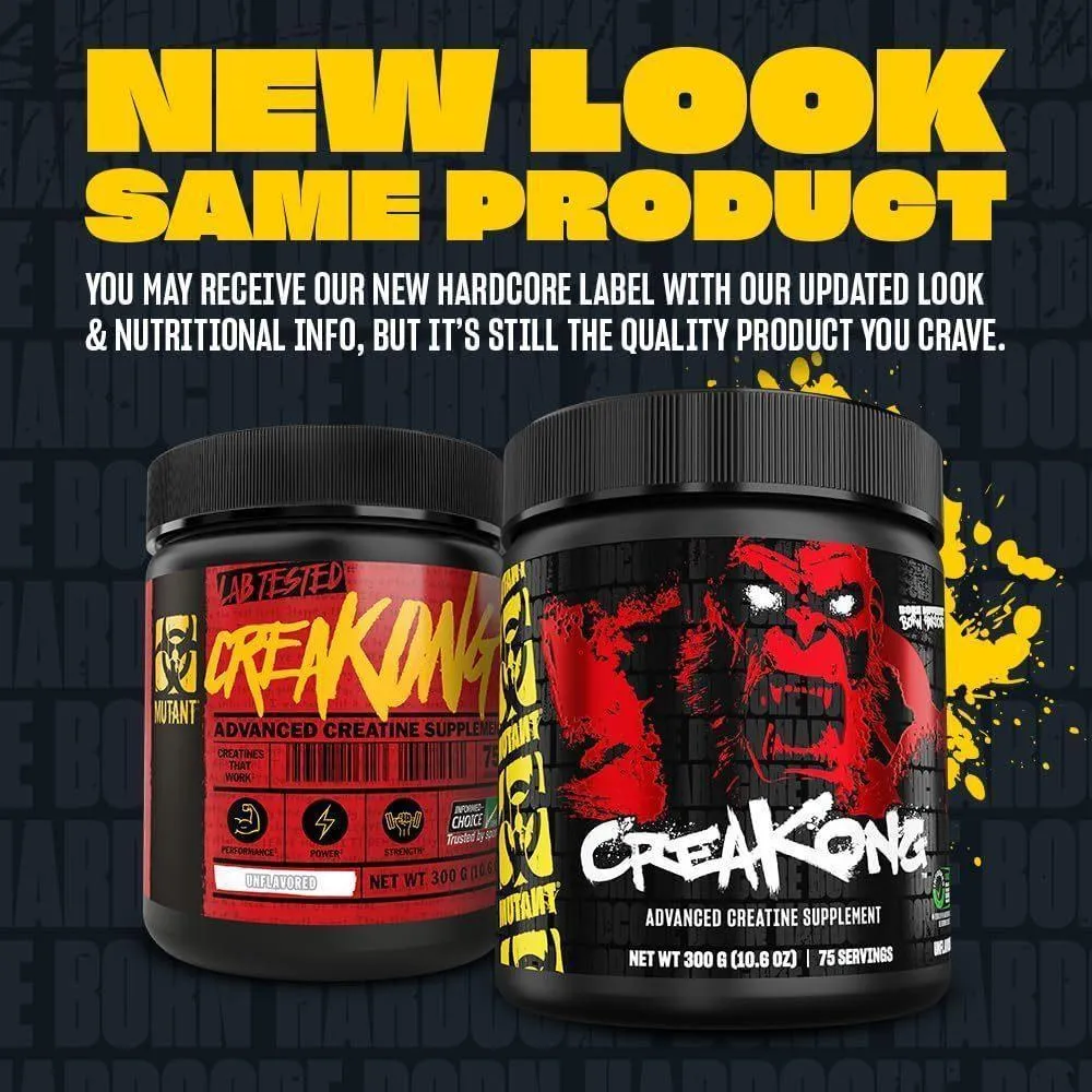 (現貨) 三代肌酸 混和肌酸 無調味 Mutant Creakong 75份 creatine