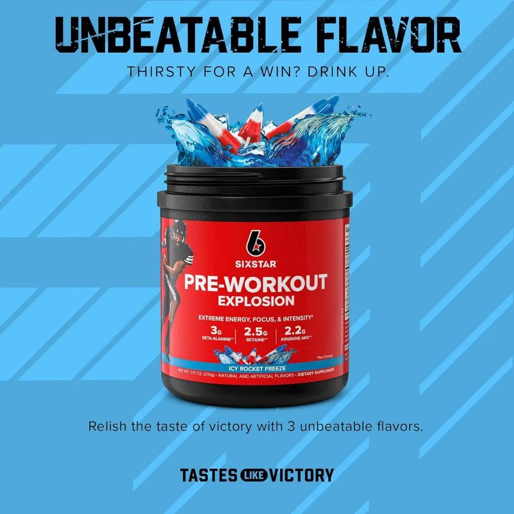 (現貨) Six Star Pre Workout Explosion 30份 一氧化氮 訓練前