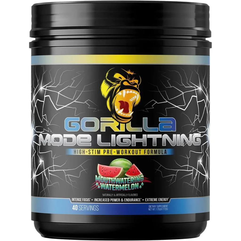 (現貨) 高刺激版本 大猩猩 Gorilla Mode LightningPre Workout 一氧化氮 訓練前