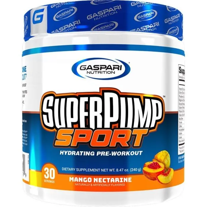 (現貨) Gaspari SuperPump Sport 30份 Pre Workout 訓練前 氮泵 一氧化氮 C4