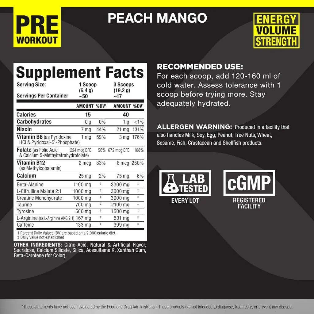 (現貨) Allmax Igniter Sport Pre Workout 50份 一氧化氮 訓練前 C4