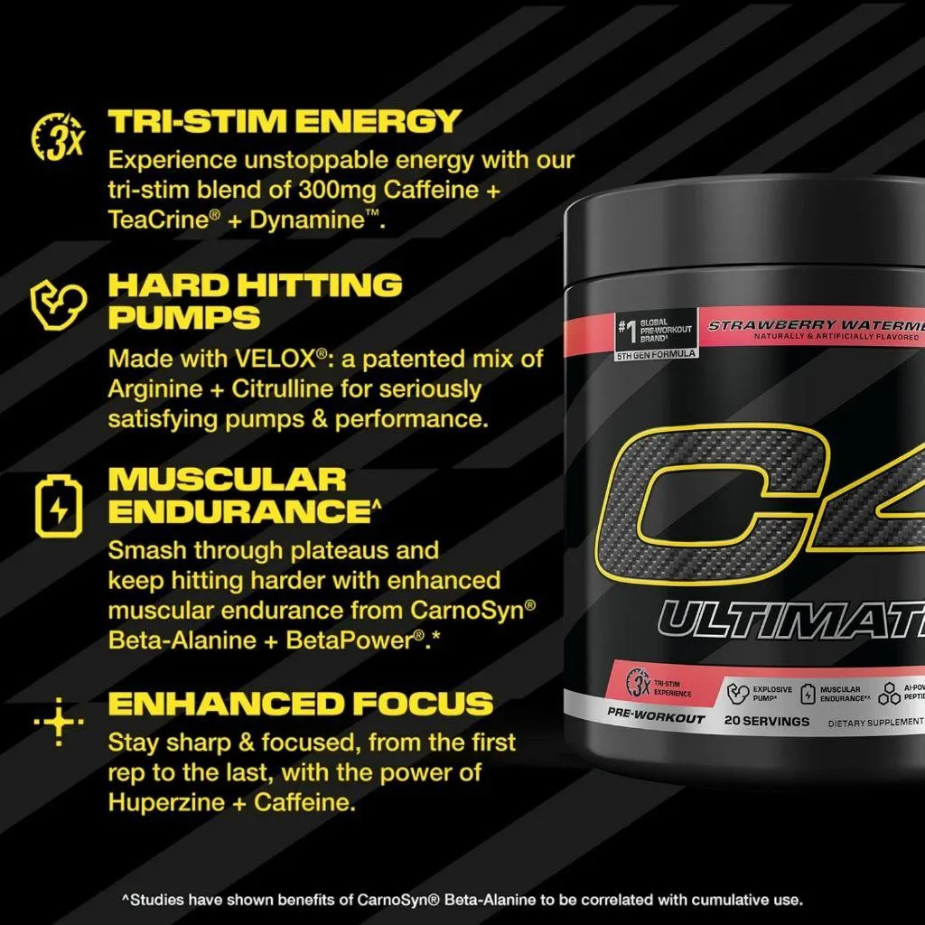 (現貨) 暗黑版 終極版 Cellucor Ultimate C4 一氧化氮 訓練前 PRE WORKOUT