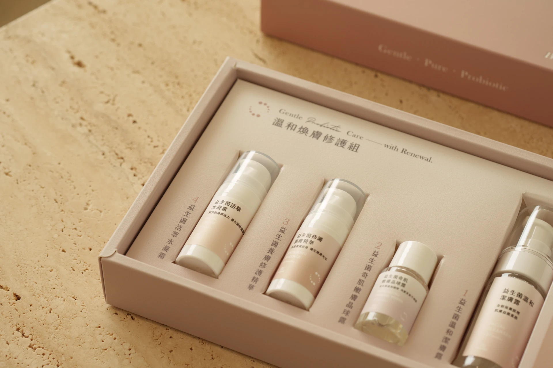 旅行組禮盒-溫和煥膚修護4件組(🎁加贈 $100 正貨回購優惠券,每人領取1次)