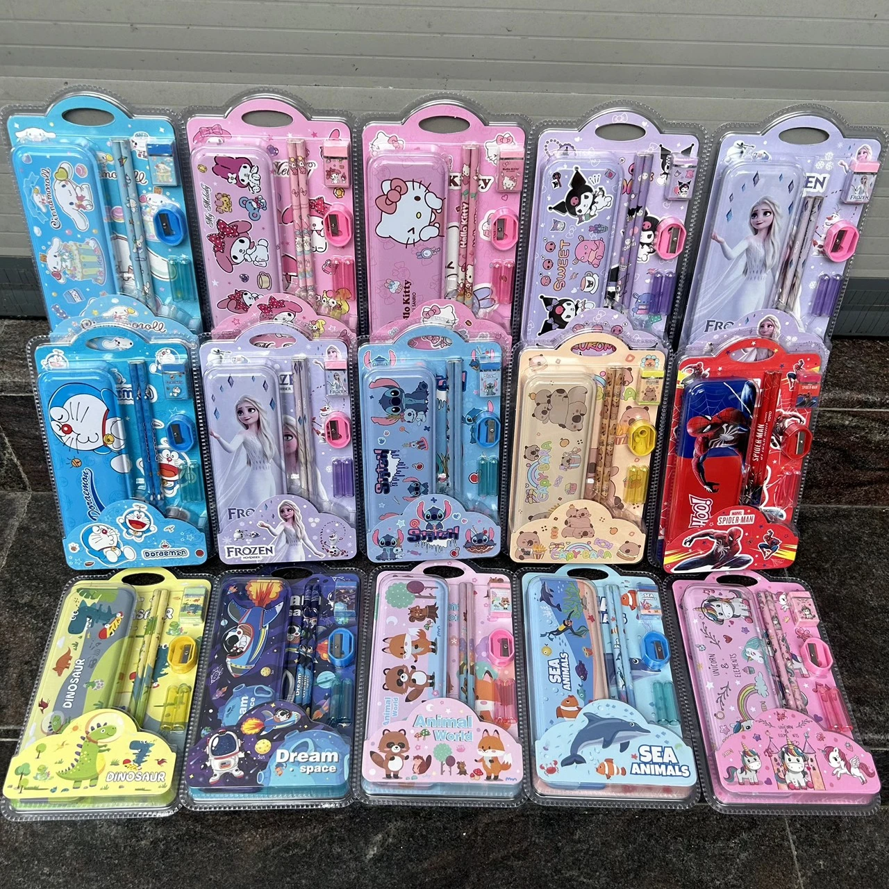 卡通文具7件套