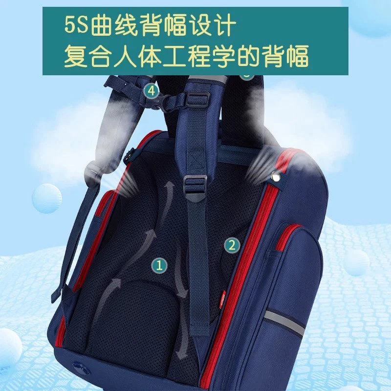 大開口卡通書包