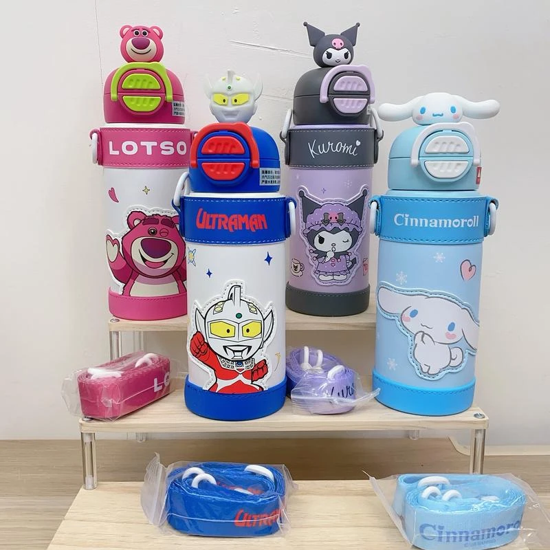 品KZB-6696可愛3D公仔雙飲水壺480ml