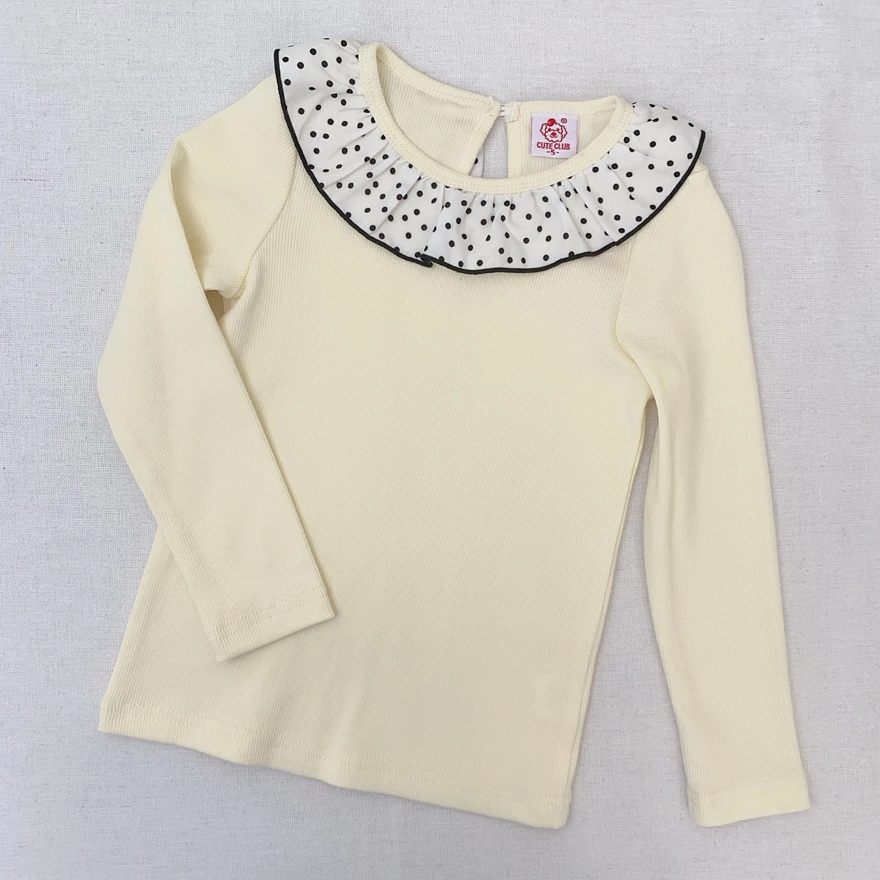 S-7052杏點點領內搭衣681085