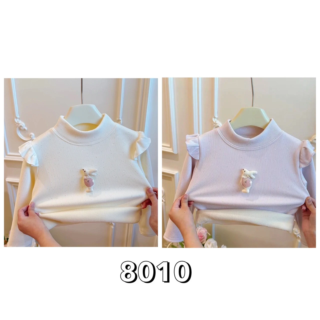 UG-8010立體兔兔刷絨上衣