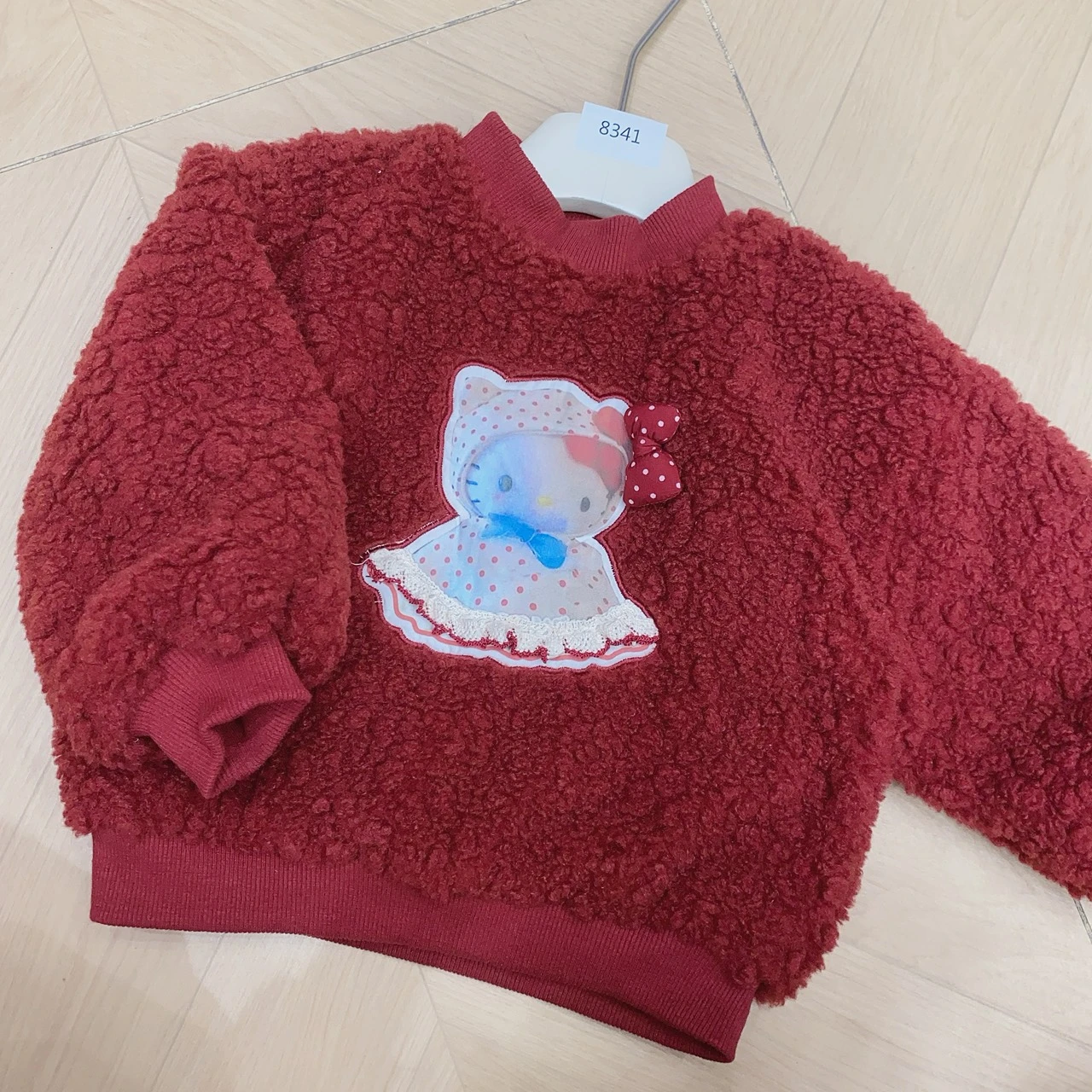 GZH-8341紅QQ毛KT上衣