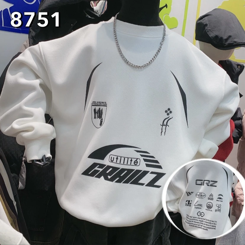 GZZ-8751白英文內刷毛上衣