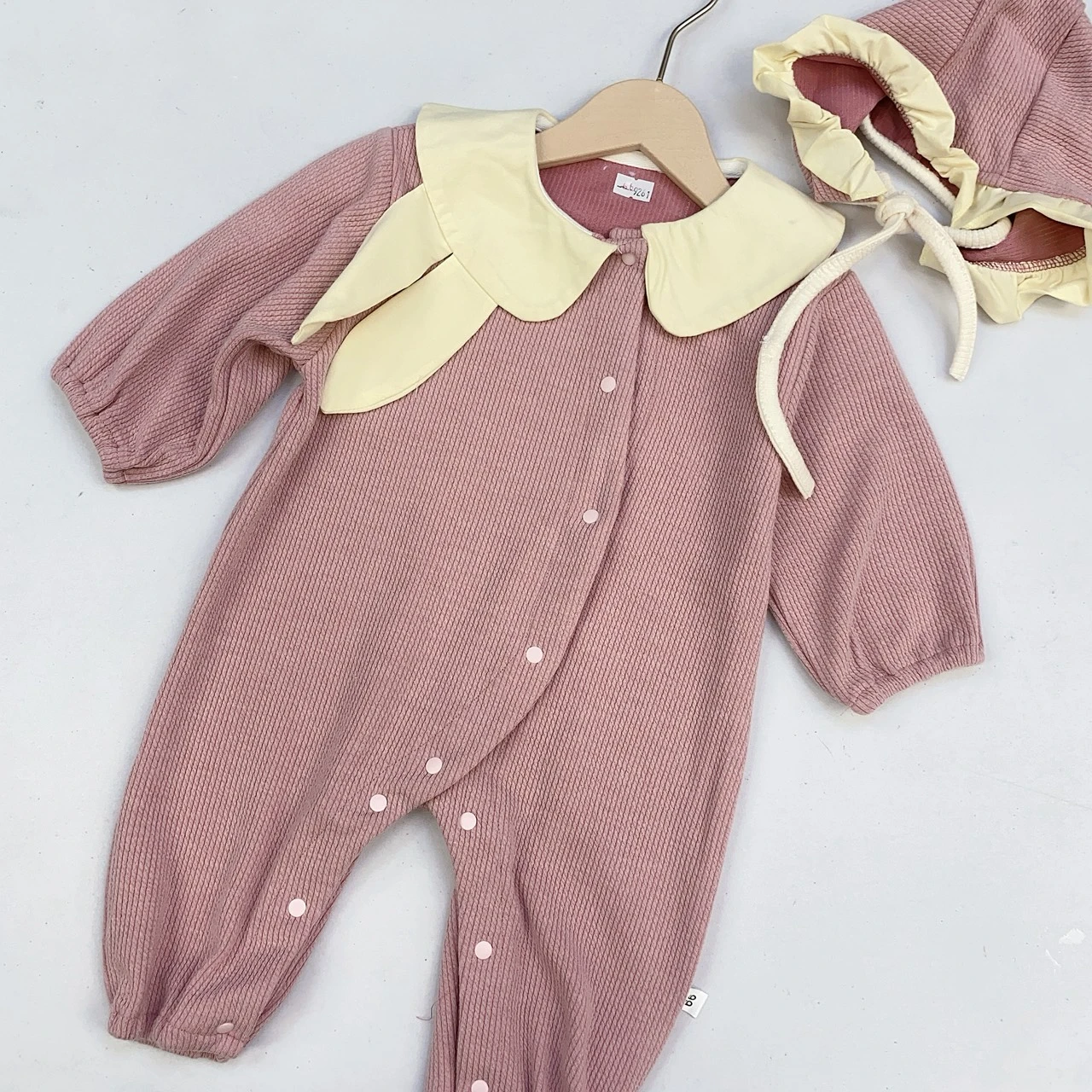 G-9261紫色兔兔爬服二件組