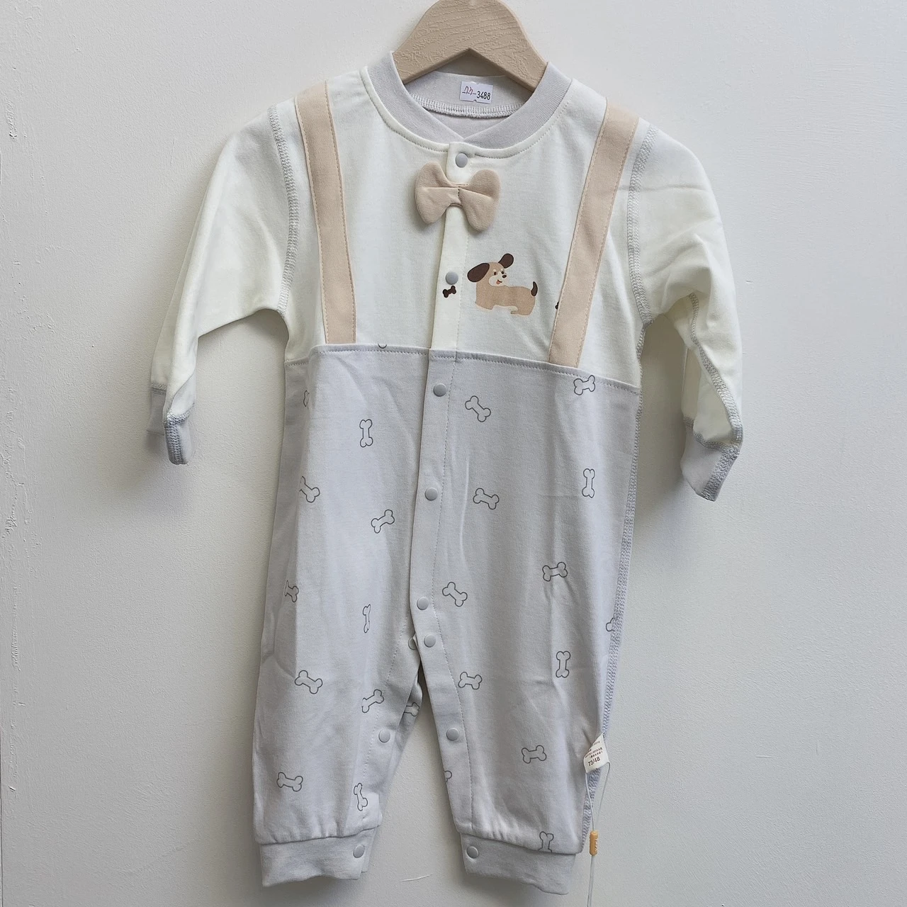 G-3488蝴蝶結狗狗爬服