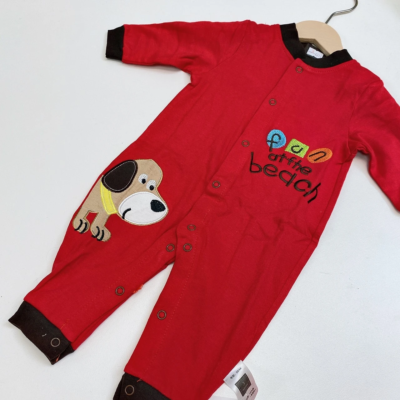 G-4311紅狗狗英文爬服