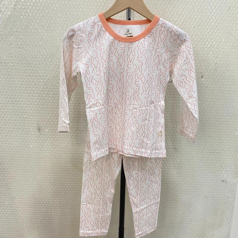 U-1928橘滿版兔兔居家服
