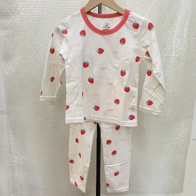 U-1927粉草莓蝴蝶結居家服