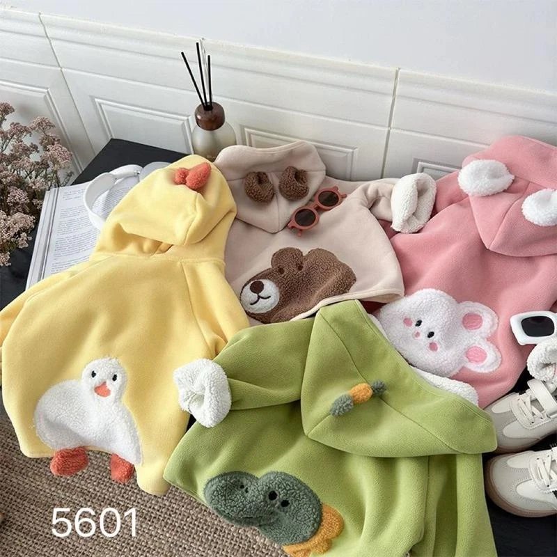 UG-5601動物羊糕絨連帽外套